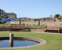 Cliff top gardens Sheringhham
